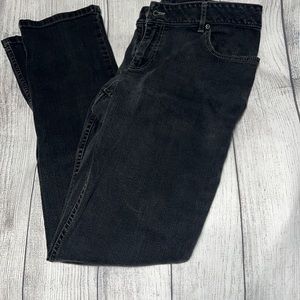 J Jill black boot legged denim size 8